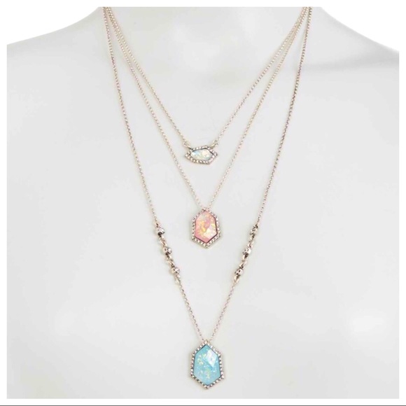 Olivia Welles Jewelry - Olivia Welles••• Stone Layered Necklace
